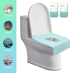 20 Pack Toilet Seat Covers Disposable100% Waterproof XL Individually Wrapped Disposable, Travel Accessories for Public Restrooms Airplane Camping