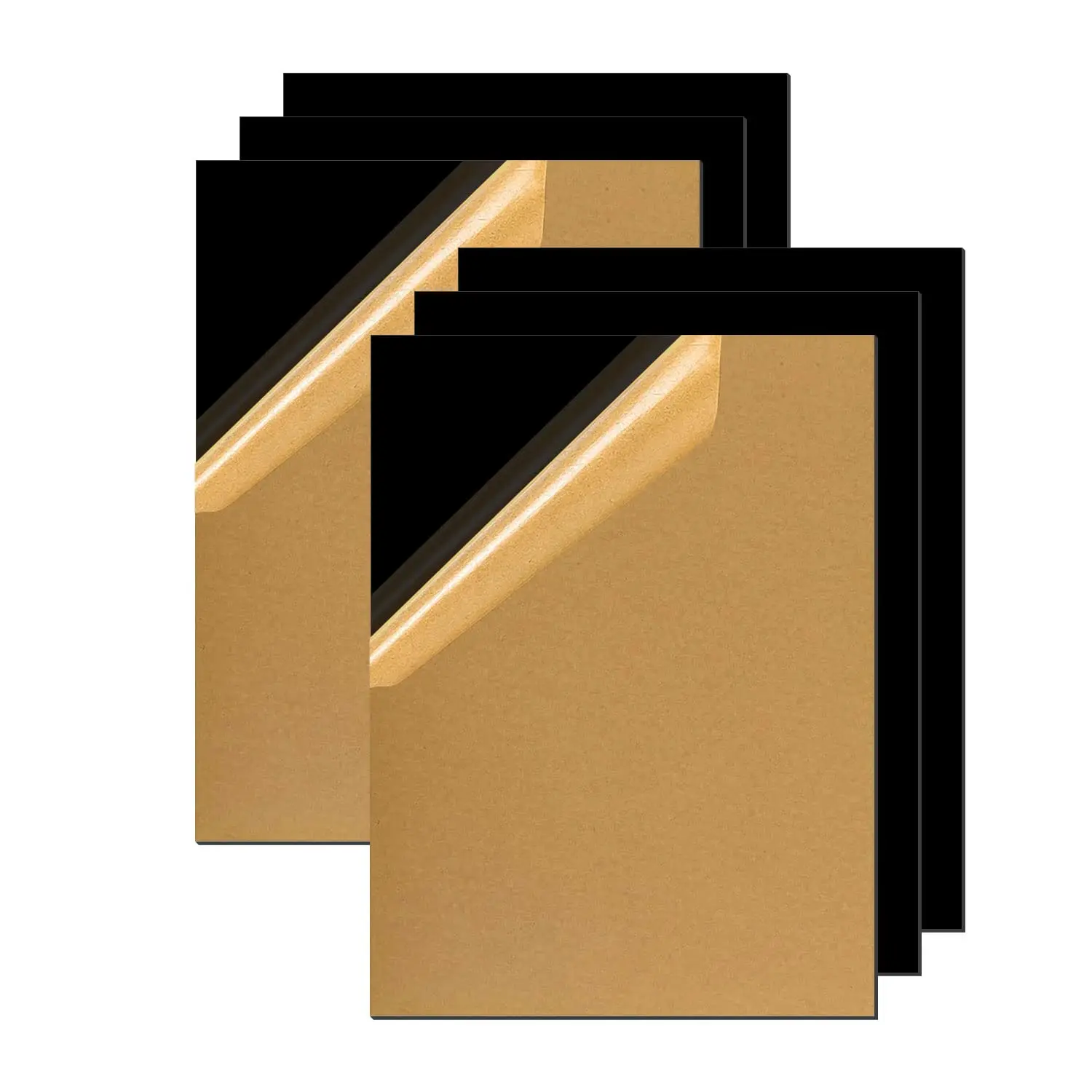 6 count Black Colored  Sheets, 11 x 8.5 inch Moldable Plastic Sheets for Craft, 1/16 inch Thick Plexiglass Sheets  Boards Plastic Panels with Reflective Surface for DIY Craft Sign
