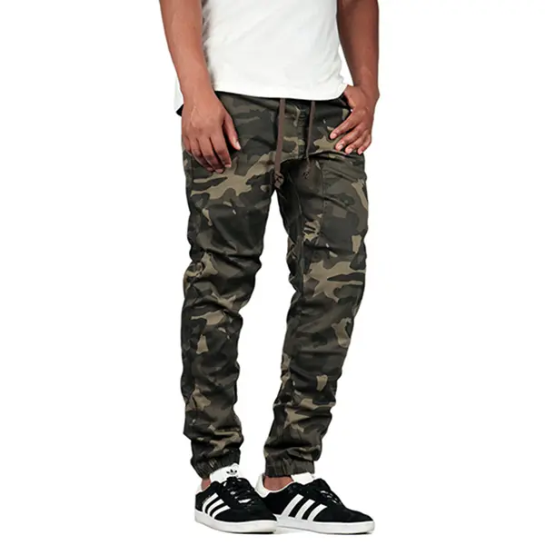 Men's Stretch Twill Camo Jogger Pants