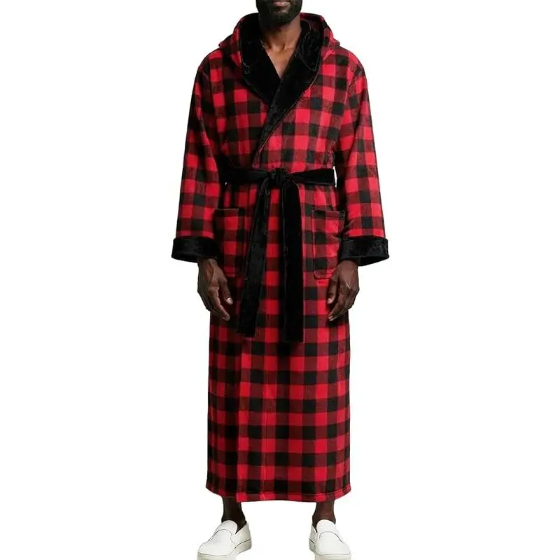 Red Black Buffalo Check Plaid With Black