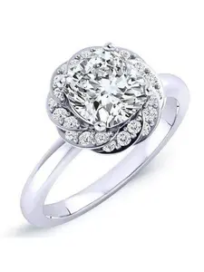 Almond - Cushion Moissanite Engagement Ring