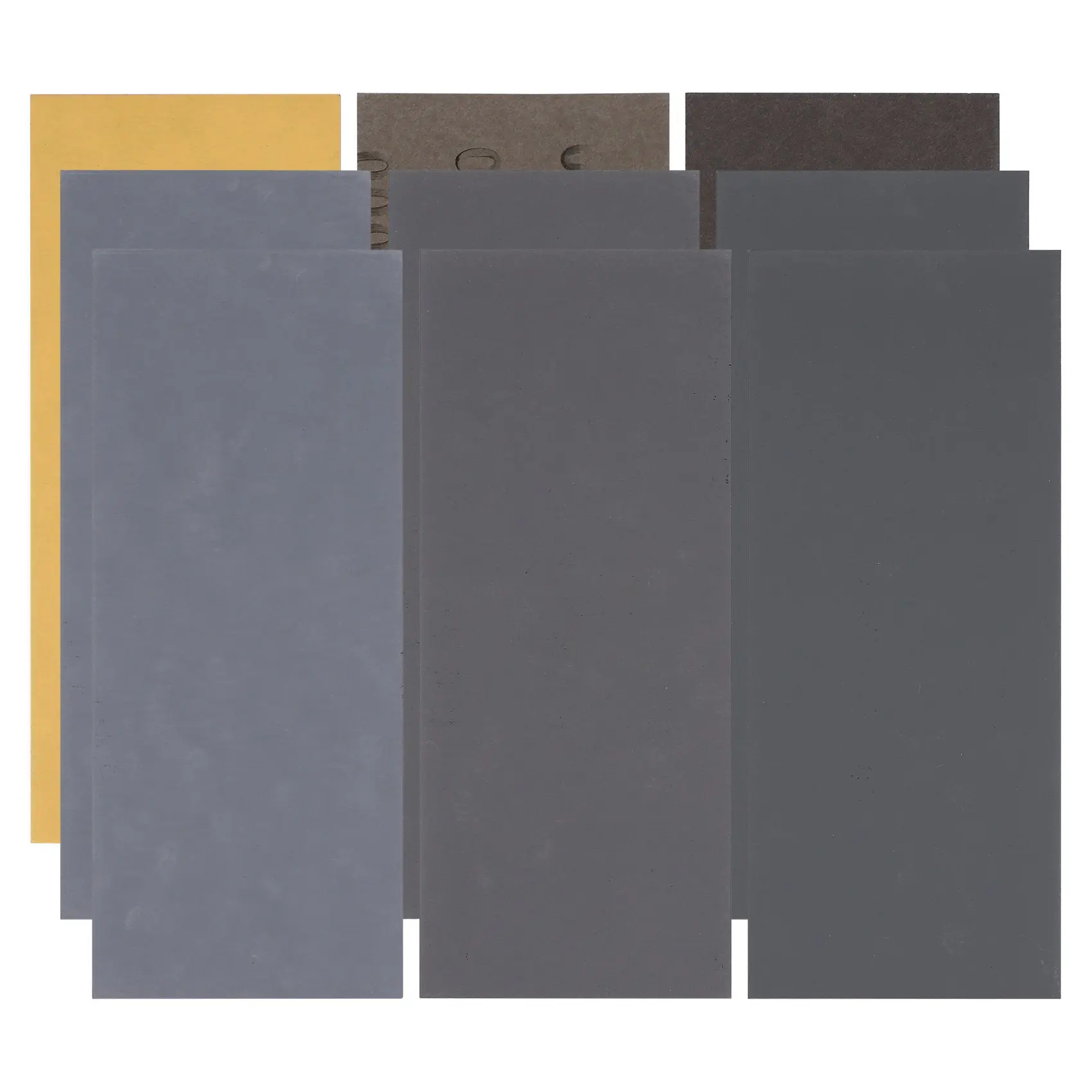 9 Pieces Wet-Dry Sandpaper Assortment - 3000/5000/7000 High Grit, 9 x 3.6 Inch, High Resistance to Slippage, for Drywall Fine Grinding, Car Paint Polishing, Ceramics, Metal, Plain and Lacquered Woods