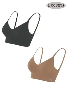 Women's Backless Strapless Bra Set, 1-5 Piece Pack, Elegant Undergarment for Special Occasions, Comfortable,Stylish Design, Breathable Soft Fabric