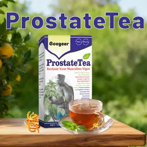 Googeer Prostate Tea with Orange Peel, Bergamot, Honeysuckle for Nocturia, Yellow Urine, Frequent Urination, Urge to Urinate, and Difficulty Urinating for Men Tea Bags