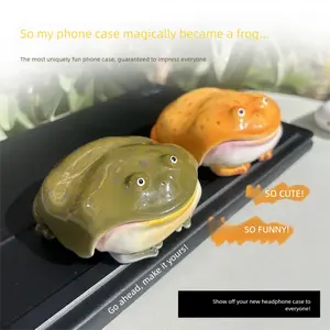 Frog Funny and Quirky Ugly Frog Handmade Apple Earphone Case Second Generation High-end Protective Cover for Niche Protection