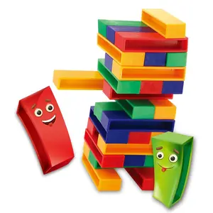 Colorful Stacking Balance Blocks, Family Interactive Tabletop Game, Fun Choice for Family Gatherings