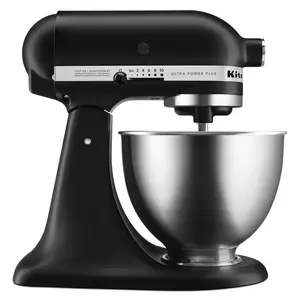 KitchenAid 4.5QT Tilt-Head Stand Mixer Black Ultra Power Plus 4.5qt KSM96 10