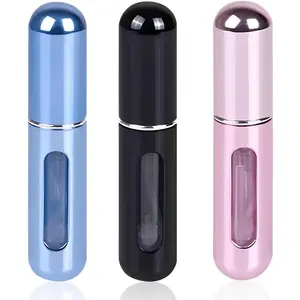 Perfume Travel Refillable Mini Spray Bottles - Portable Mini Refillable Perfume Atomizer Bottle Spray, Scent Pump Case for Travel
