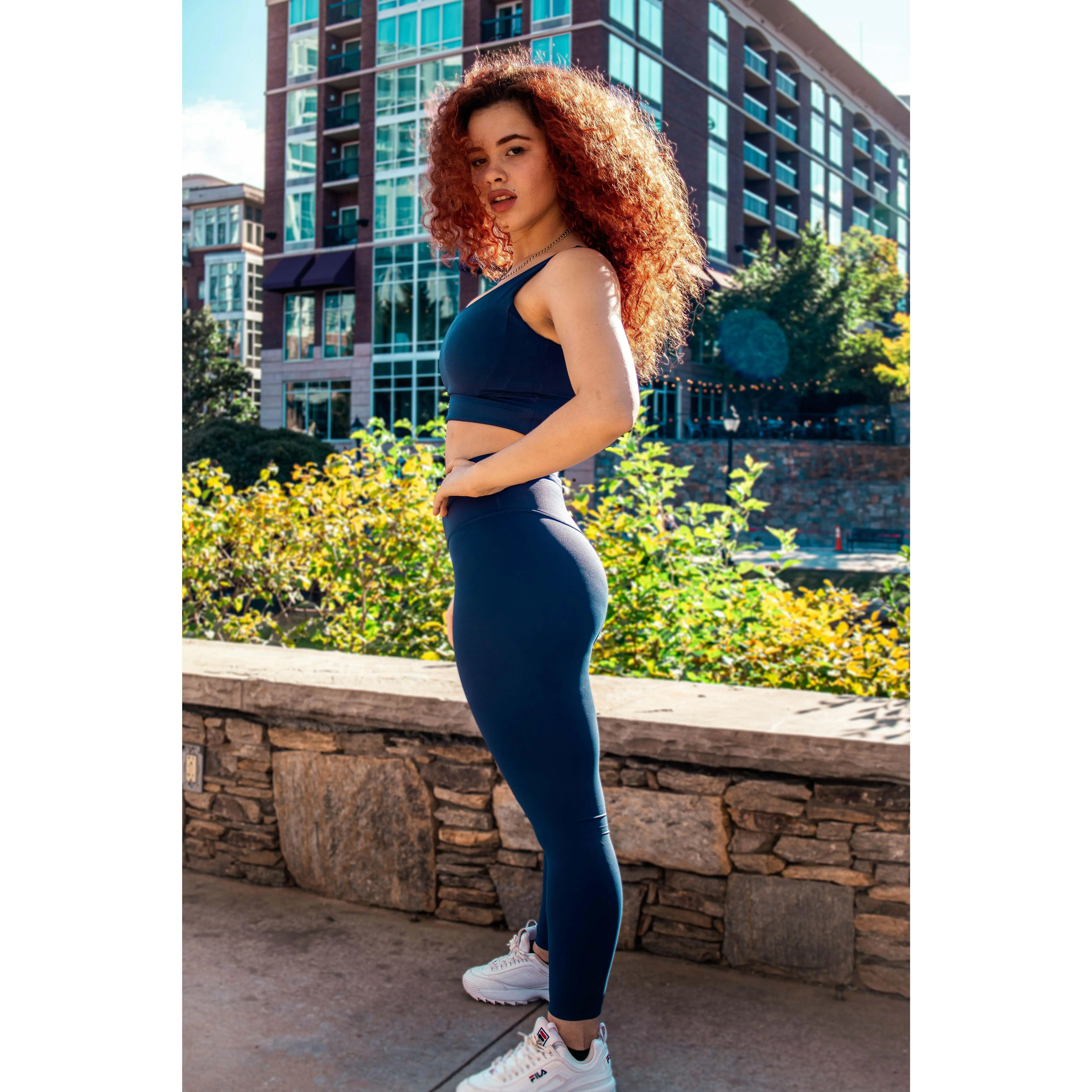 Navy Blue Purity Leggings