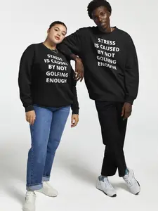 Stress is Caused By Not Golfing Enough Pullover Sweatshirt AOT