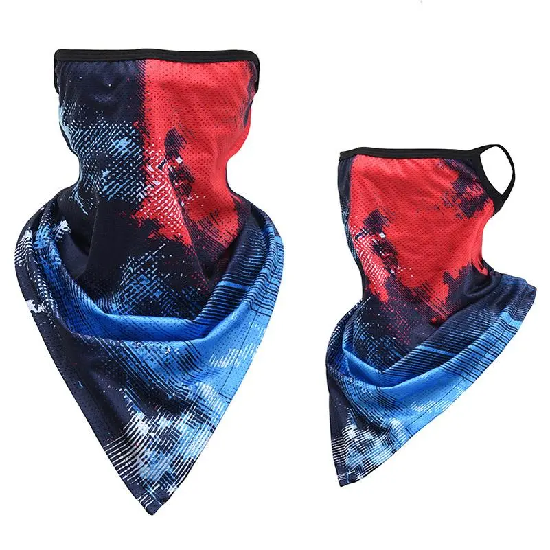 Red and blue graffiti