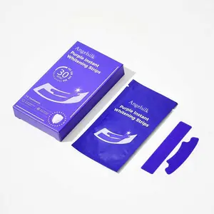 (Buy one, get one free)Purple tooth stickers, gentle and deep cleaning of tooth stains, care for oral cavity brightness and freshness, portable tooth stic