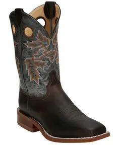 Justin Men's Men'S Bender Performance Western Boot Broad Square Toe - Br5349