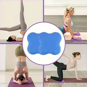 Two-Piece Yoga Elbow Support Pad, Knee Protection Mat, Thick Soft Joint Cushion, Comfortable Fitness Pillow, Ideal for Gym and Home Use