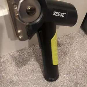 SEESE Cordless Electric Scissors, Rechargeable Cutter for Thin Cardboard, Carpet & Leather  Holiday gifts