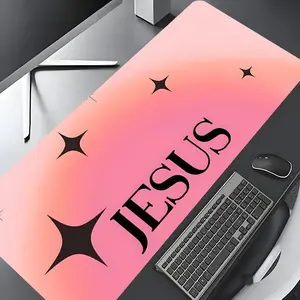 Pink Design Extra Large Gaming Mouse Pad, Made For Gaming, Aesthetic Desktop Drotection Pad,Washable Rubber Pad Non-Slip Lock Edge Multi-Size Mouse Pad Suitable For Home Office,Good Gift for Family and friends, Gaming Mousepad