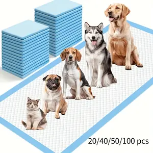 super absorbent pet urine pad - leak-proof and deodorant, disposable pet urine pad, Pee Pads, easy training to go to the toilet, and deal with unexpected situations - suitable for all kinds of pets such as dogs and cats, pet urine pads and supplies