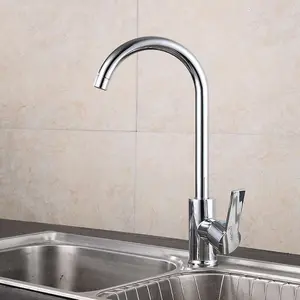 Full Copper Valve Switch Kitchen Sink Faucet Single Handle Cold Hot Water Mixer Tap, Attic Bathroom Faucet, Durable and Stylish Design
