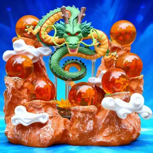 2026 Festival Must-Have Gift Dragon Z Shenlong Statue Seven-Star Crystal Ball Sculpture,Rockery Dragon z Suit Holiday Decor Collectible with Gift Box