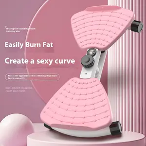 Home use silent belt rope twisting plate dance to tighten abdomen and thin waist twisting machine twisting machine fat burning plastic rotating machine