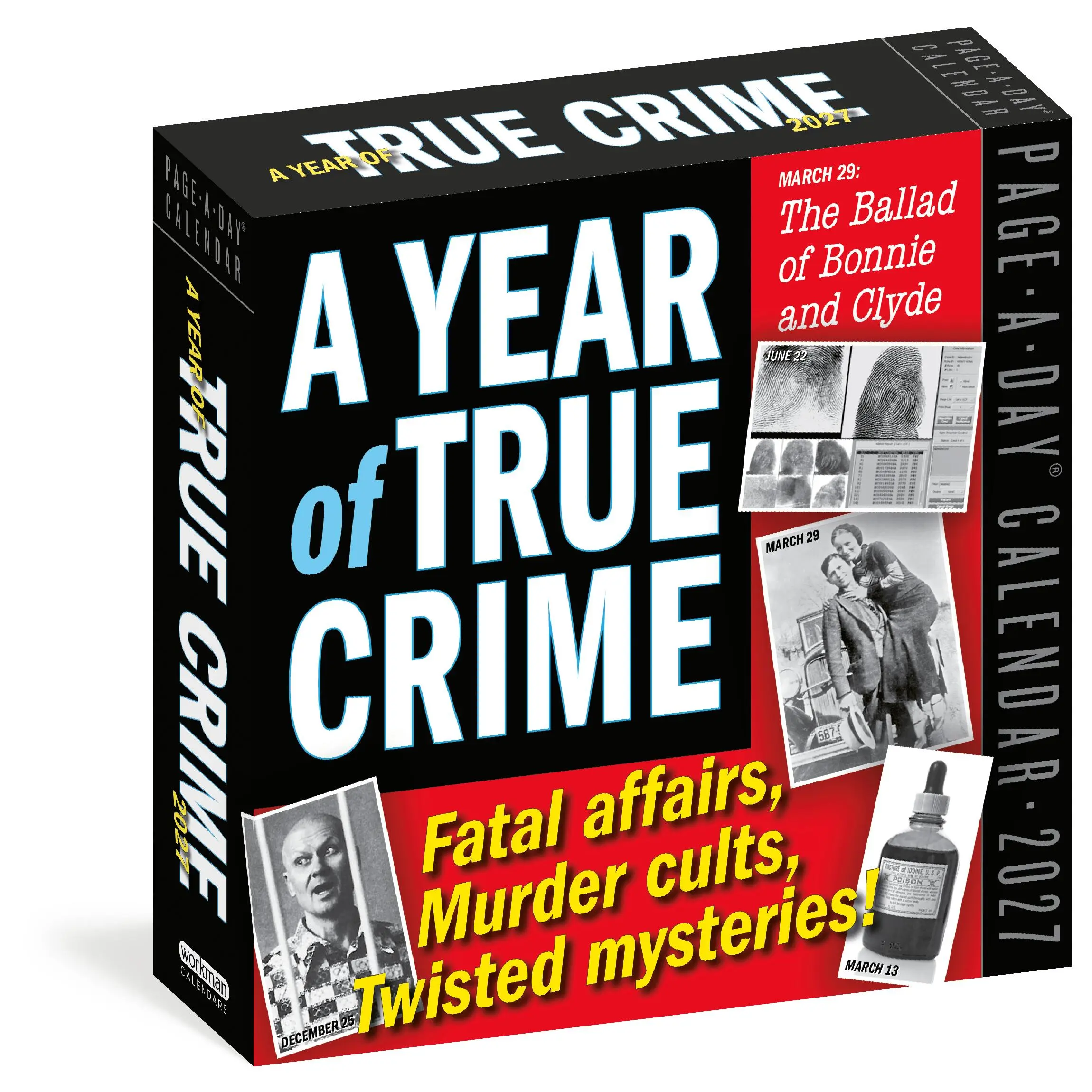 A Year of True Crime Page-A-Day® Calendar 2027 by Workman Calendars