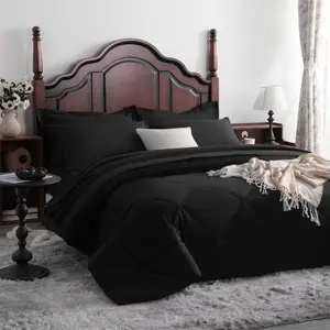 NTBAY 5/7 Piece Bed in a Bag – Soft Down Alternative Comforter Set with Sheets