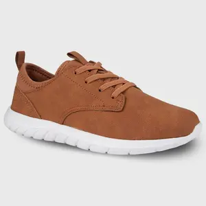 Deer Stags Boys Cal Jr Bungee Lace Dress Oxford - Tan - 6 Big Kid Medium