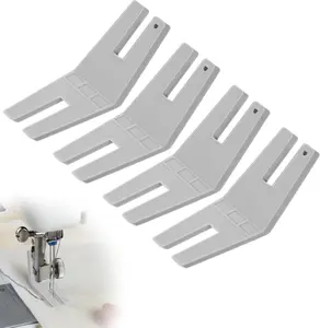 4Pcs Hump Jumper Sewing Tool, Hemmer Foot Tool Essential Sewing Accessories for Hemming, Seam Aid & Rolled Hemmer Foot, Easy to Use for Beginners & Professionals