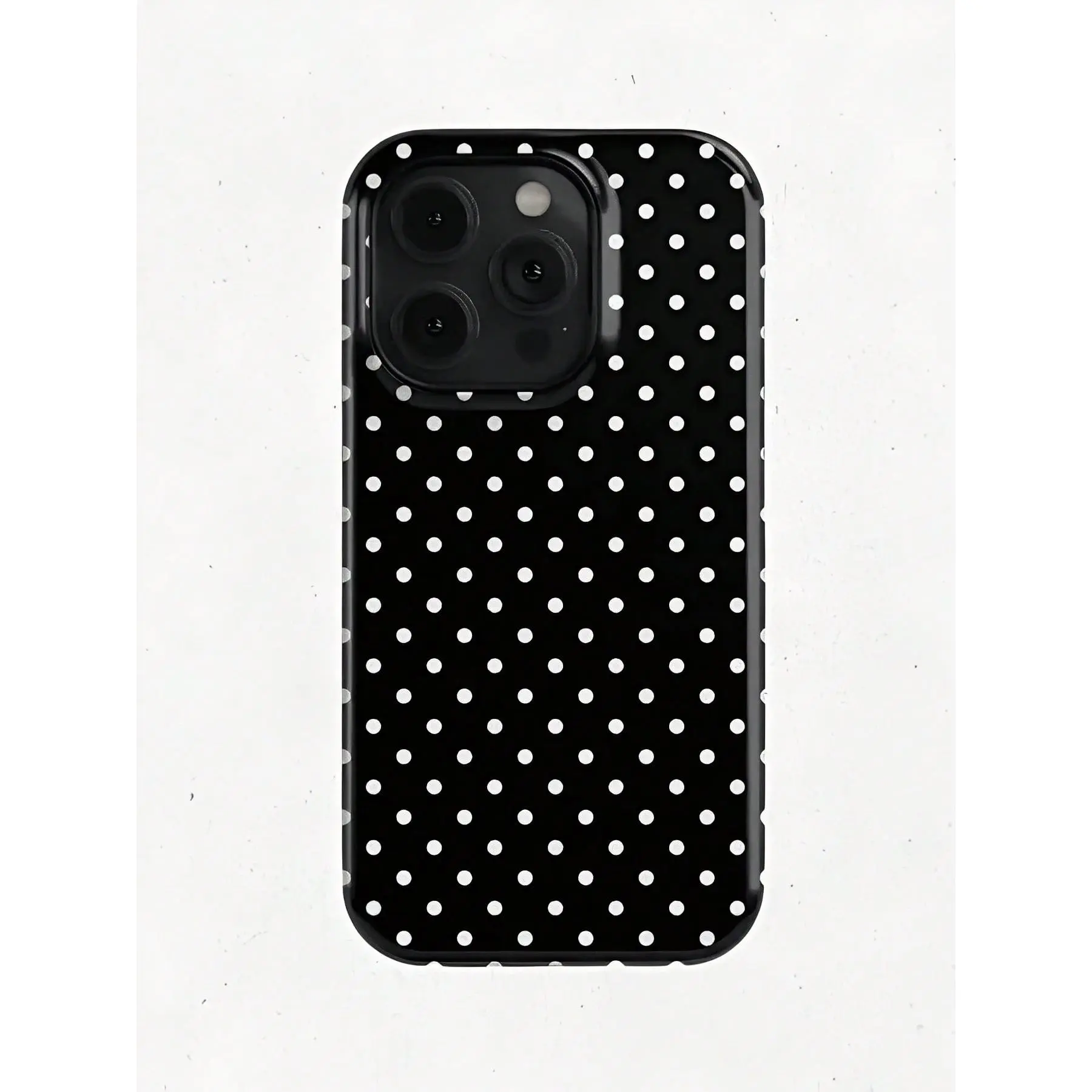White Polka Dot Printing Multicolor 2-in-1 Large Hole TPU Cellphone Case - Durable, Shockproof Protective Accessory for iPhone 11/11Pro/11Pro Max,12/12Pro/12Pro Max,13/13Pro/13Pro Max,14Pro Max,15,16,17/17Pro/17Pro Max - Birthday Gift for Girlfriend
