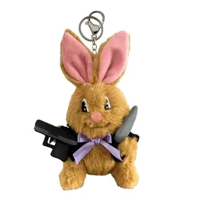 Psycho Bunny Plush Keychain