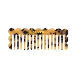 Supercrush Everywhere Comb Light Tortoise - Stylish Hair Comb with Unique Design