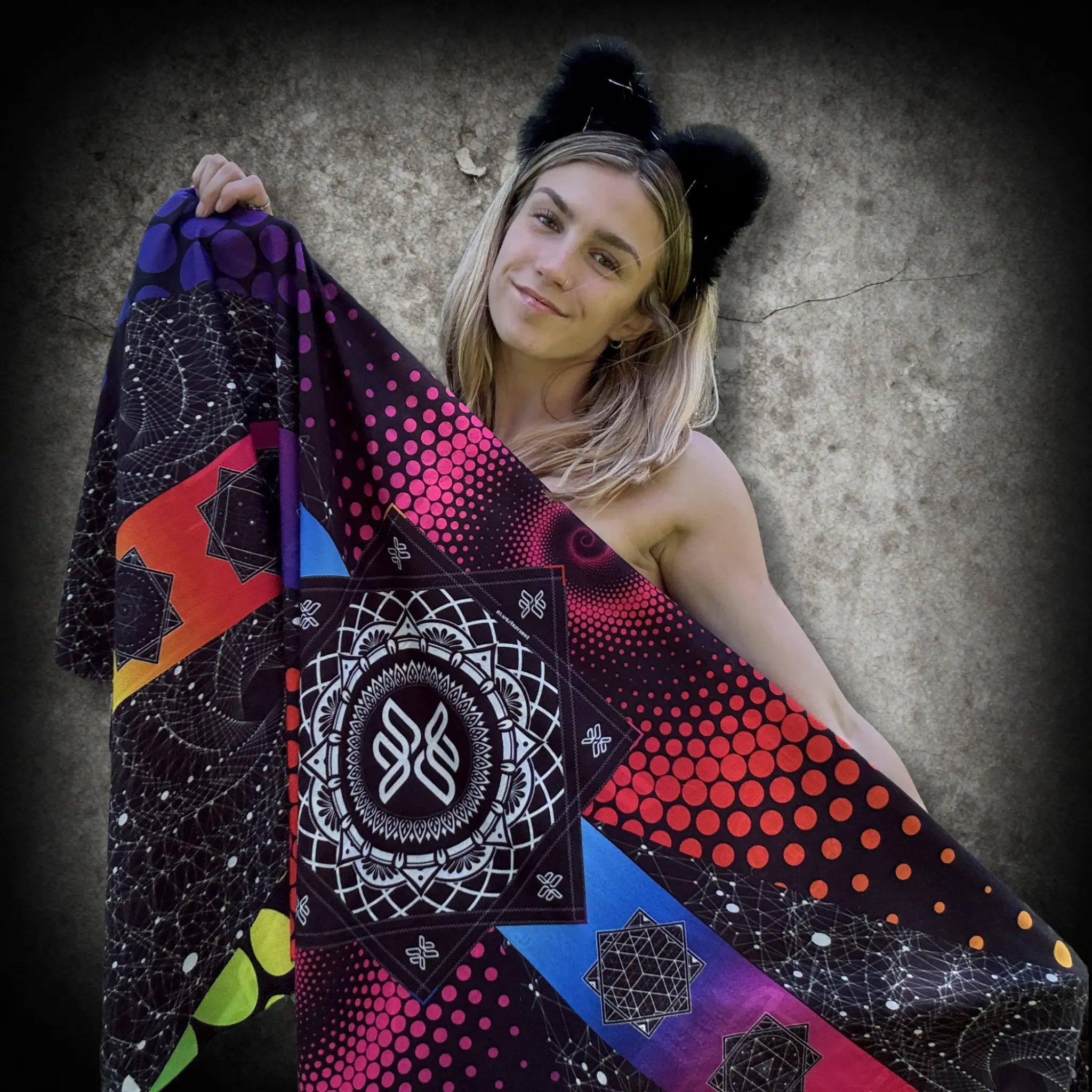 ForeverFlow Rainbow Void Pashmina