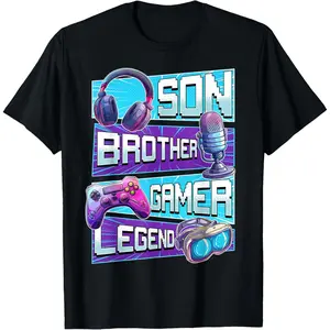 100% Cotton Gamer Shirt Gaming Shirt Video Game Shirts For Boys  T-Shirt