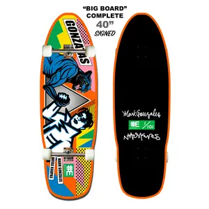Gonzatas 40" "BIGBOARD" Autographed Complete Skateboard (LIMITED OFFER)