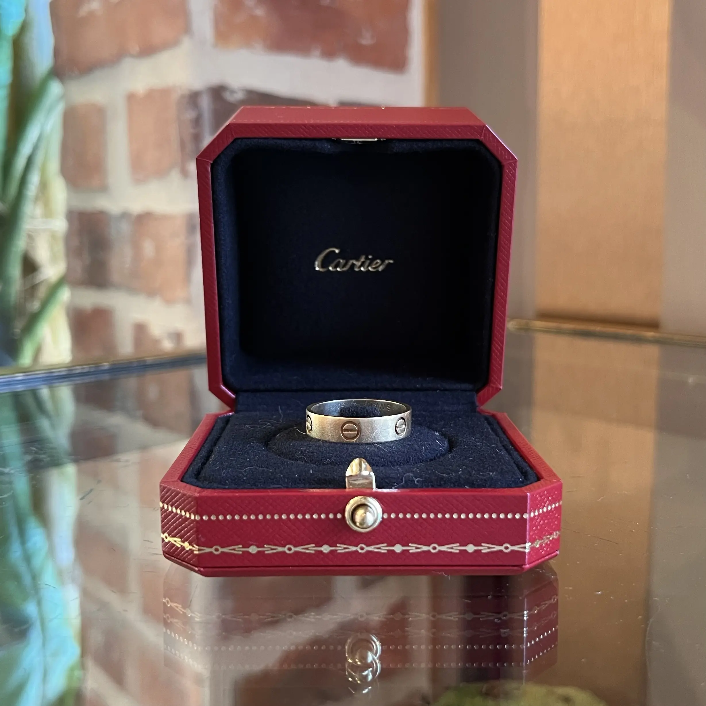 Pre-owned CARTIER 18K Yellow Gold Love Ring SZ 64 (US 10.75)