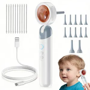 【2026 Upgrade】Aspoven 1080P HD Otoscope Camera with LED Light and IPS Screen 5 in 1 Ear Cleaner for Kids Adults Pets
