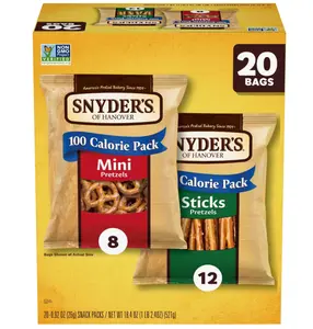 Snyder's of Hanover Variety Pack Pretzels, 20 Count 0.92 Oz