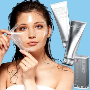 Dermabell Collagen Peel-Off Mask 140g, Collagen Hydration Mask, Hydrating and Moisturizing Mask, Overnight Sleeping Mask, Glow Boosting, Oil Control & Skin Repair for Dry, Dull and Tired Skin, Korean Skincare