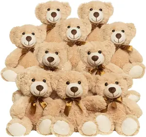 Snowolf ChubbyJoy 5 pcs 10 pcs 35CM/13.7IN Colorful Small Plush Teddy Bear Soft Stuffed Animals Baby Showers Home Decor Gift for Kids Birthday Gift