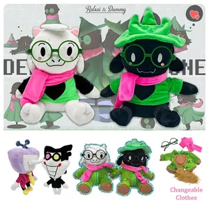 TreasuringU 2026 New Deltarune Plush Toys Kawaii Ralsei Plush Stuffed Toys Tenna Doll Changeable Plushie Clothes Birthday Gifts