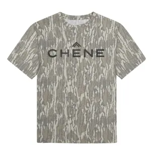 CHENE Camo Performance Tee, Outdoor Hunting Graphic T-Shirt, Classic Logo Camouflage Tee, Vintage Hunting Style, 3D Hunting Style