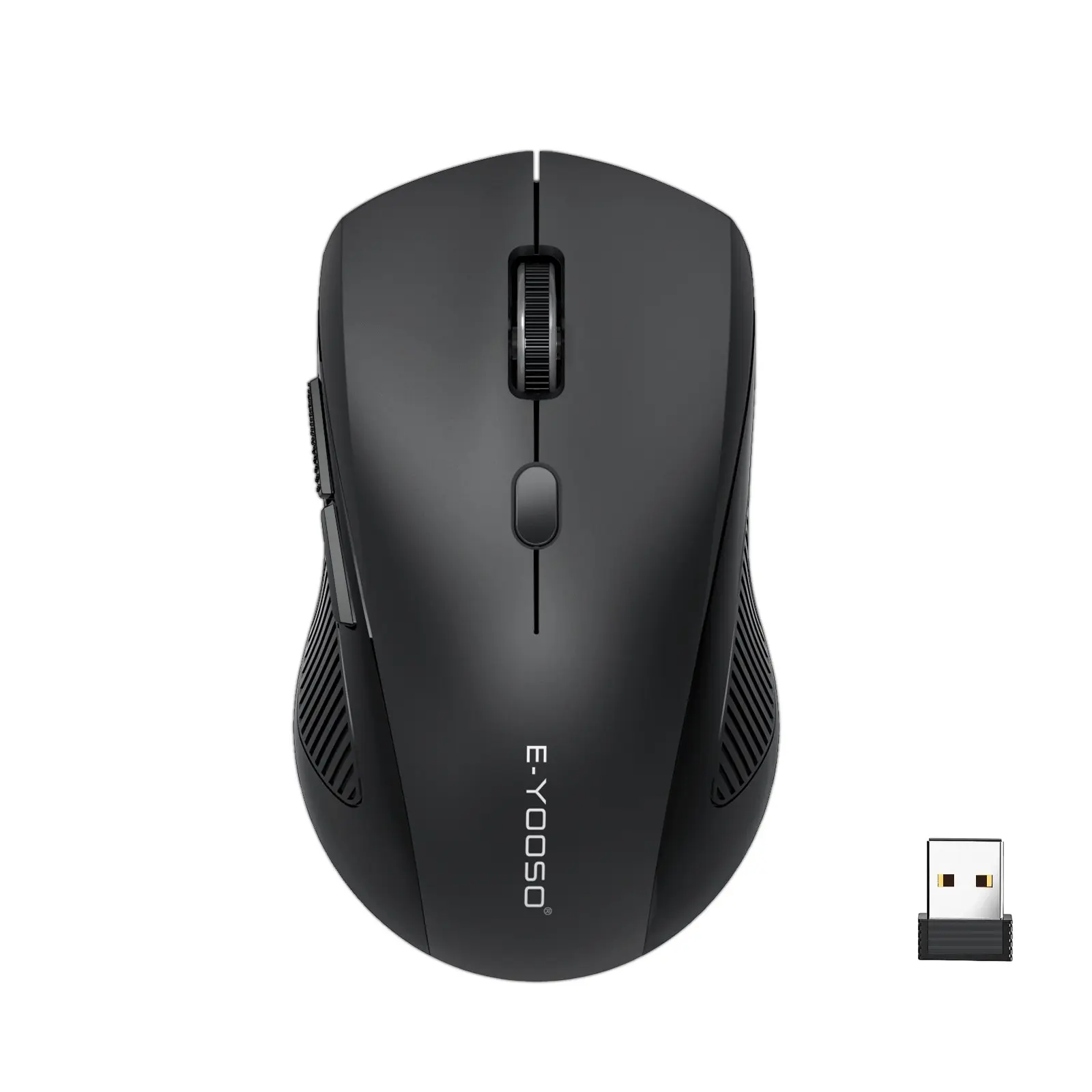 E-YOOSO Bluetooth & 2.4G Wireless Mouse - Ambidextrous Ergonomic 6-Button Computer Mouse with 5 Adjustable DPI Up to 4000, Portable for Laptop, PC, Mac Office Use sohochic