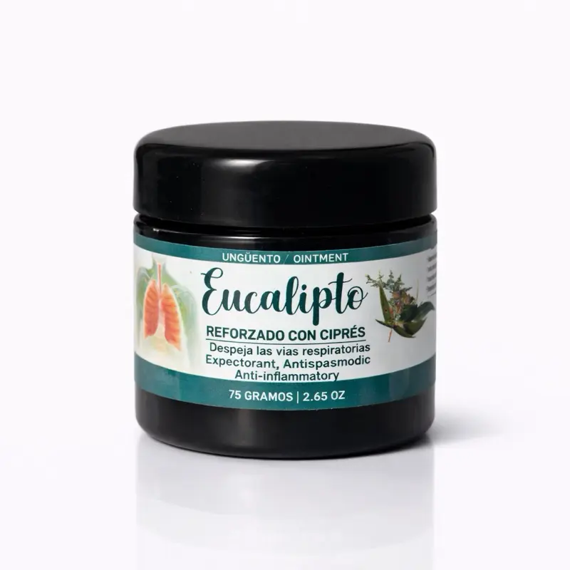Eucalyptus Ointment with Cypress 75g – Respiratory Relief Balm, Congestion Support, Anti-Inflammatory & Soothing Chest Rub
