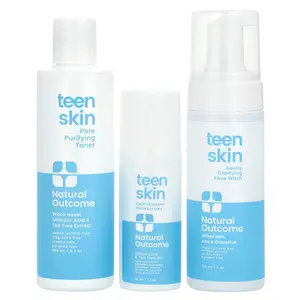 Natural Outcome Teen Skin, Everyday Face Kit, 3 Piece Kit