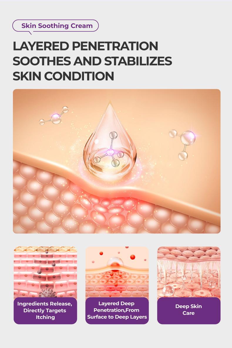 Skin Soothing Cream 20g/Tube, Gentle Relief for Itchy, Red & Flaky Skin, Daily Body Care Essential Skin Soothing Cream 20g/Tube, Gentle Relief for Itchy, Red & Flaky Skin, Daily Body Care Essential