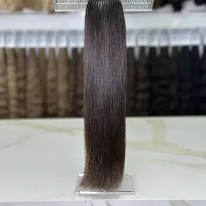 K-tip Slavic hair, colored, straight 22 inch, 145gr, 248str