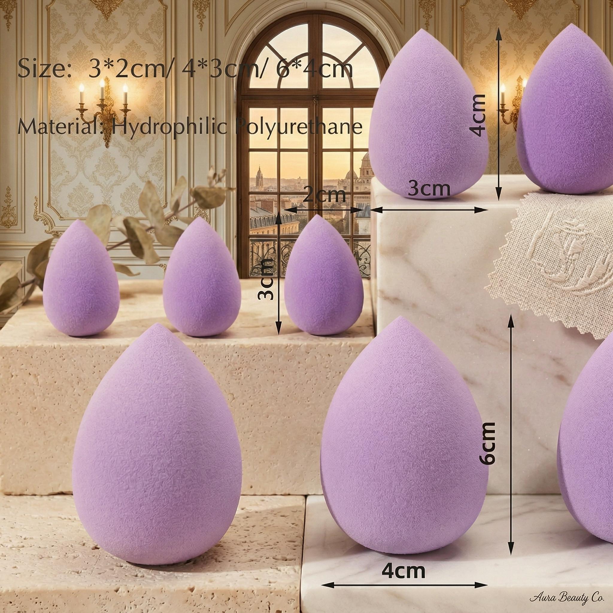 9-Piece Makeup Sponge Set | Large Mini Standard For Flawless Quick Makeup