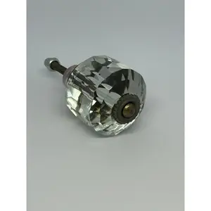 Diamond Sparkle Glass Knob