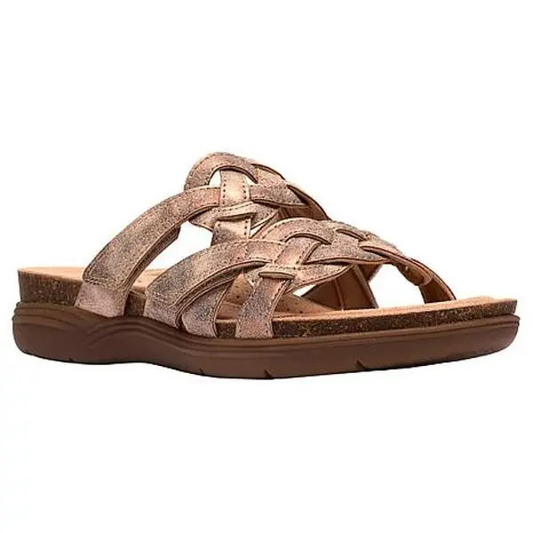 Clarks Collection April Rae Adjustable Slide Sandal