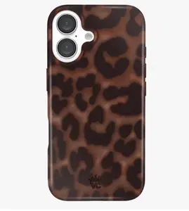 It Girl Leopard iPhone Case – Cute & Trendy  Phone Case, Shockproof & Stylish Design Smartphone Protection